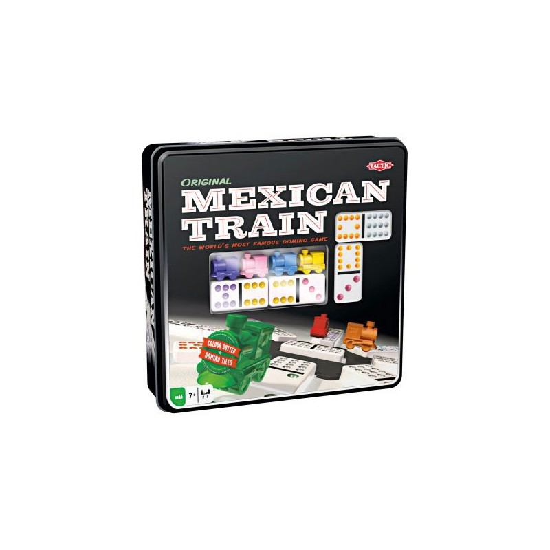 Mexican Train - boite métal un jeu Tactic