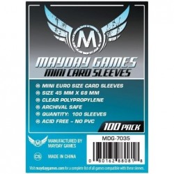 Lot de 100 Protège-Cartes Mini 45x68mm un jeu Mayday Games