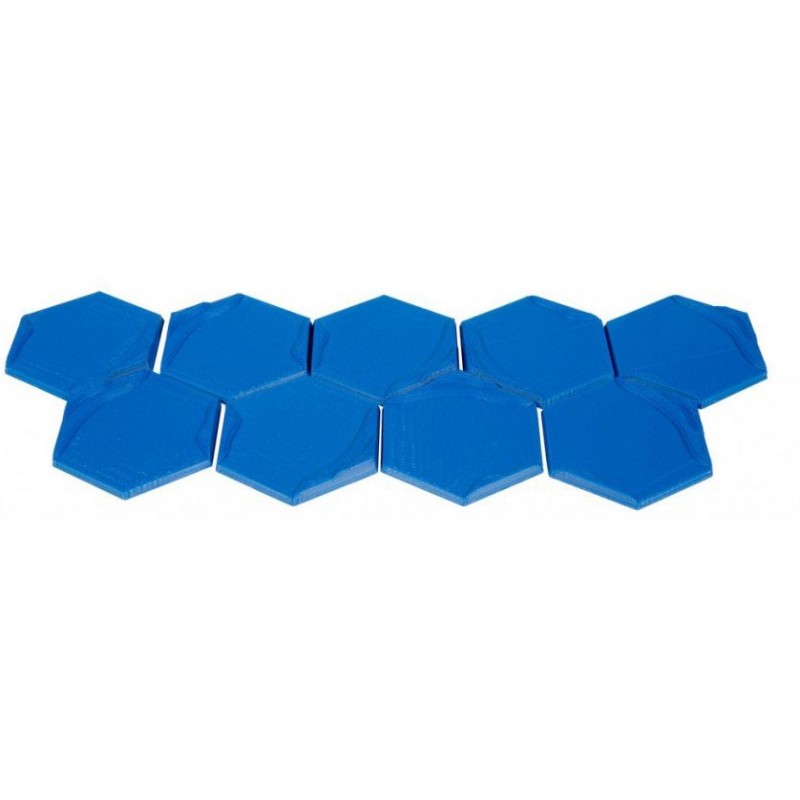 3D OCEAN HEX TILES un jeu Broken Token