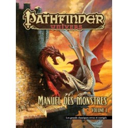 Pathfinder Manuel des Monstres Volume 1 - Couverture rigide un jeu Black Book