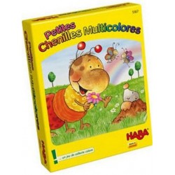 Petites chenilles multicolores un jeu Haba