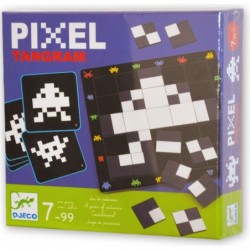 Pixel tangram un jeu Djeco