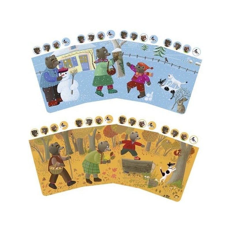 Petit Ours Brun Jeu des saisons, un jeu édité par Bayard Jeux