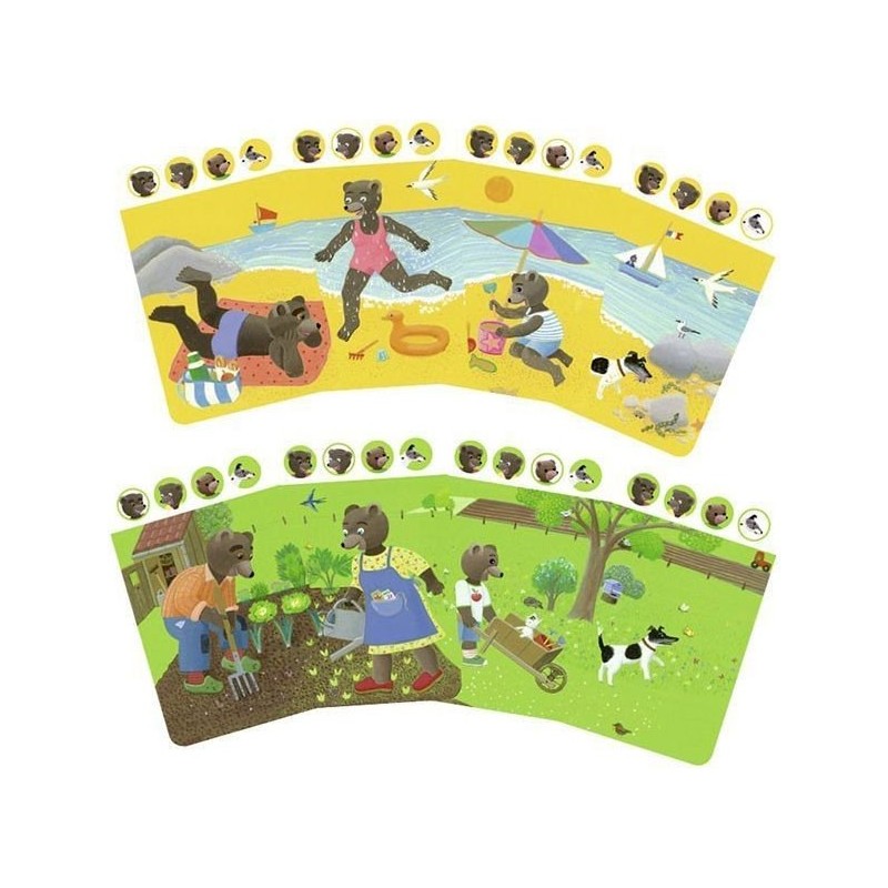 Petit Ours Brun - Jeu des saisons, un jeu édité par Bayard Jeux