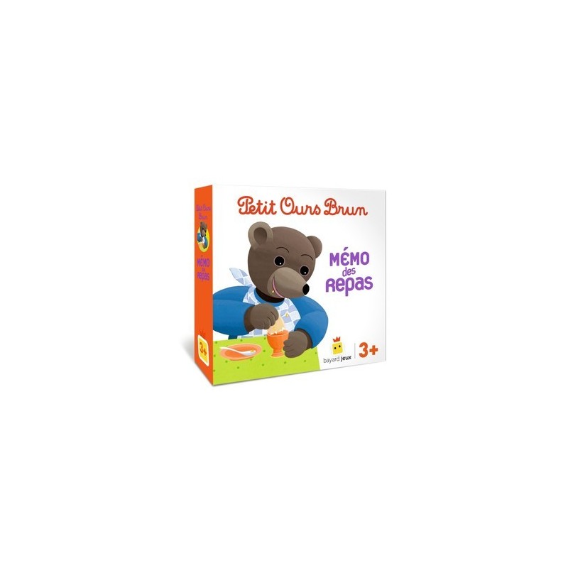 Petit ours brun - Memo des repas un jeu Bayard Jeux