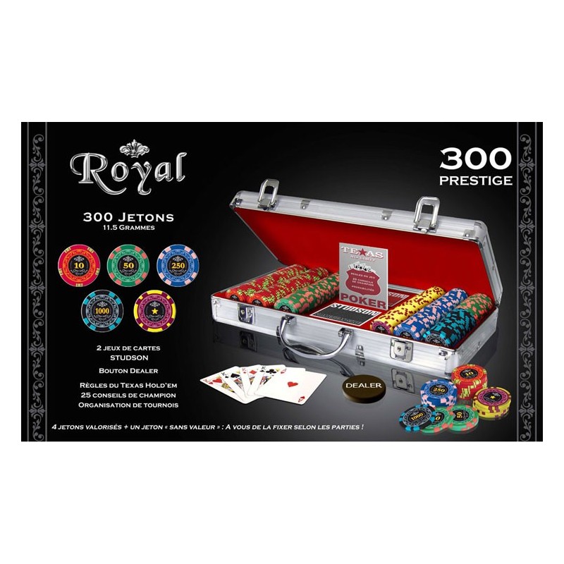 Mallette 300 jetons - Royal un jeu Spot games