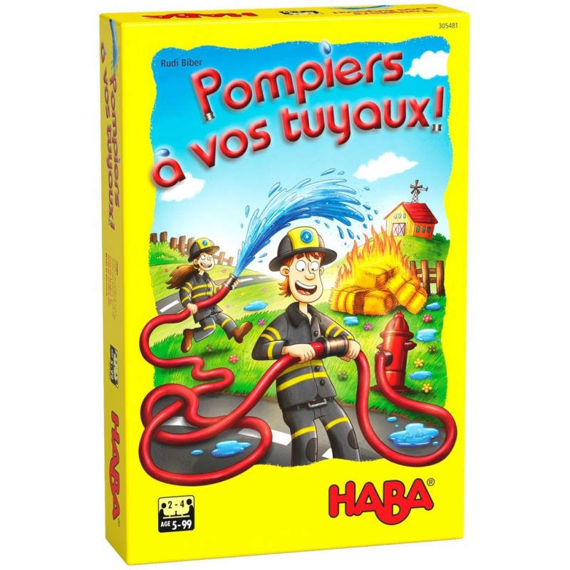 Pompiers à vos tuyaux un jeu Haba