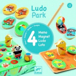 Premiers apprentissages - Ludopark - 4 games un jeu Djeco