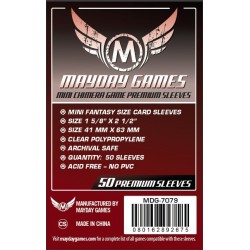 Lot de 50 Protège-Cartes Premium Mini Chimera 43x65mm un jeu Mayday Games