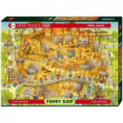 Puzzle 1000 pièces - African habitat un jeu Heye