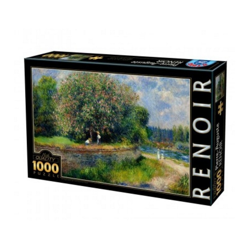 Puzzle 1000 pièces - Le marronnier en fleurs un jeu D-Toys