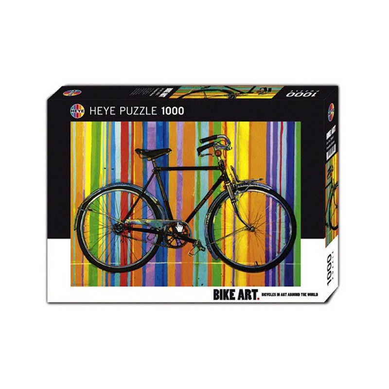 Puzzle 1000 pièces - Bike art freedom deluxe un jeu Heye