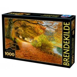 Puzzle 1000 pièces - Ha brendekilde un jeu D-Toys