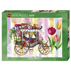 Puzzle 1000 pièces - Gabila - Carriage un jeu Heye
