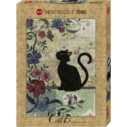 Puzzle 1000 pièces - Cat and mouse un jeu Heye