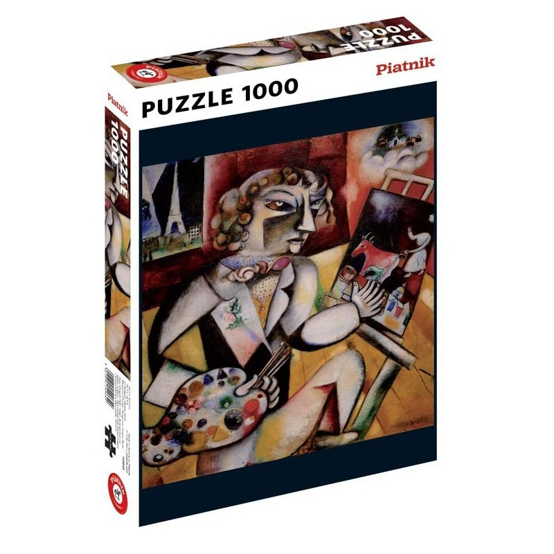 Puzzle 1000 pièces - Chagall - Autoportrait un jeu Piatnik