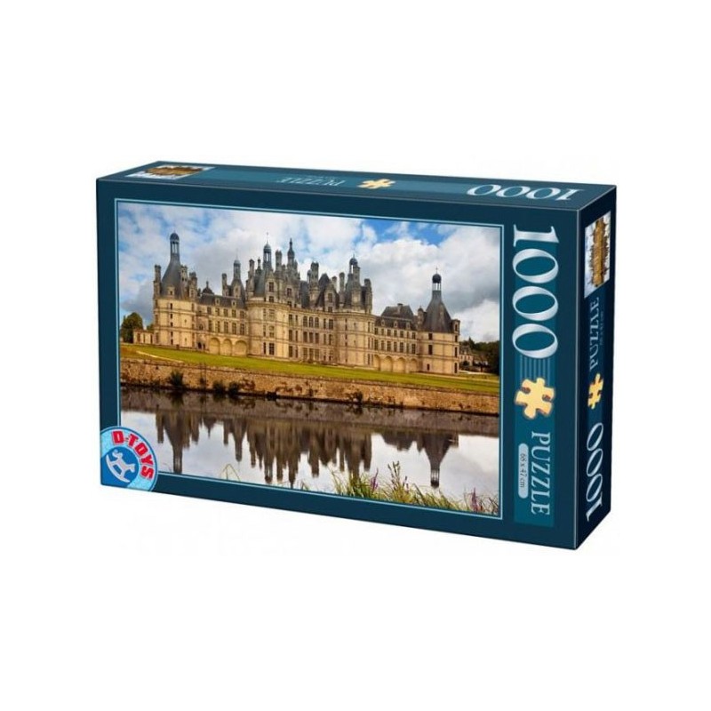 Puzzle 1000 pièces - Château de Chambord un jeu D-Toys