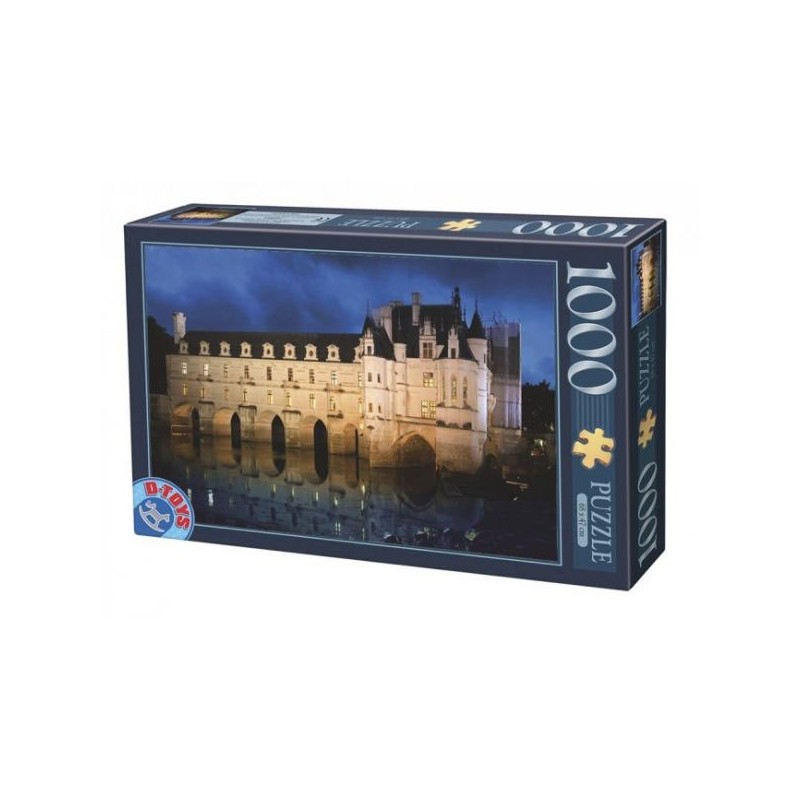 Puzzle 1000 pièces - Château de Chenonceau un jeu D-Toys Puzzle 1000 pièces - Château de Chenonceau un jeu D-Toys
