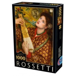 Puzzle 1000 pièces - Dante Gabriel Rossetti christmas un jeu D-Toys