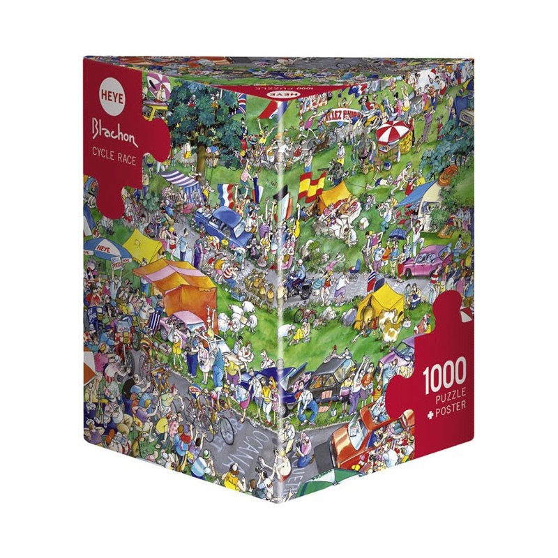 Puzzle 1000 pièces - Blachon - Cycle race un jeu Heye