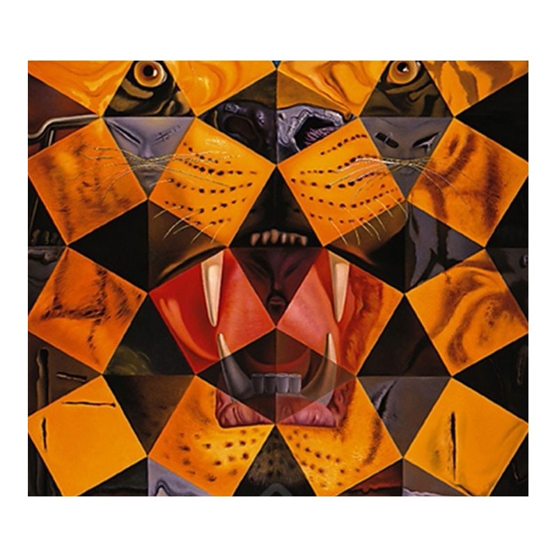 Puzzle 1000 pièces - Dali - Cinquent tigre real un jeu Ricordi
