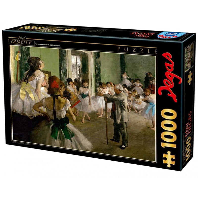 Puzzle 1000 pièces - Degas - La classe de danse un jeu D-Toys