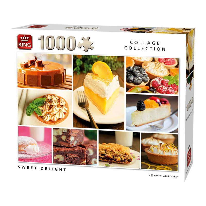 Puzzle 1000 pièces - Desserts un jeu King