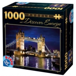 Puzzle 1000 pièces - Discover Europe - Londres un jeu D-Toys