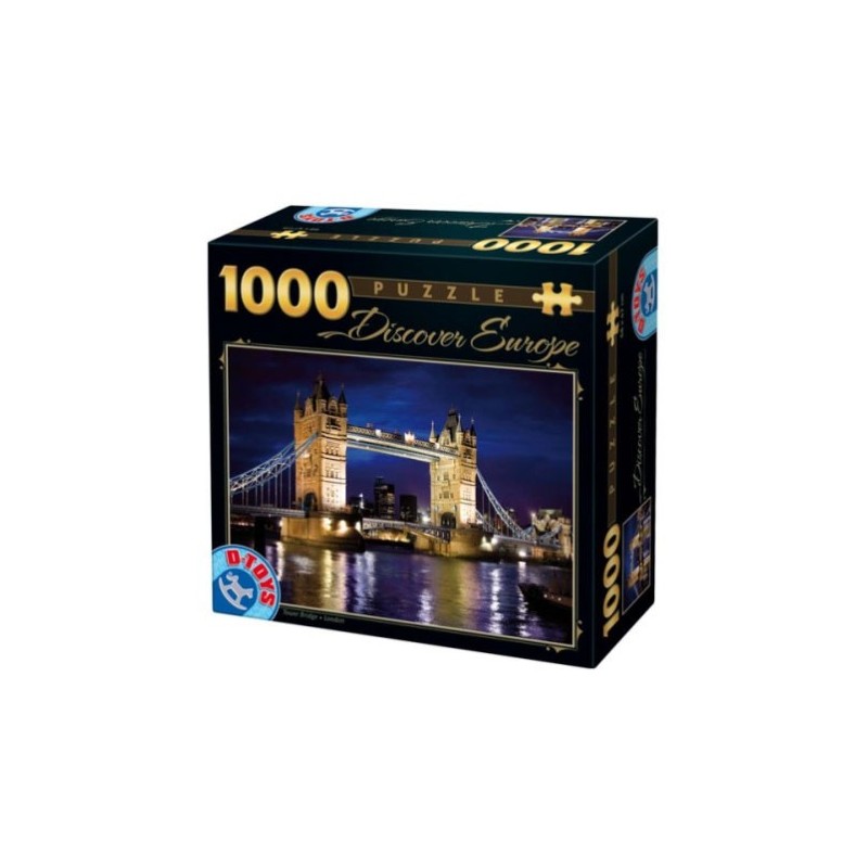 Puzzle 1000 pièces - Discover Europe - Londres un jeu D-Toys