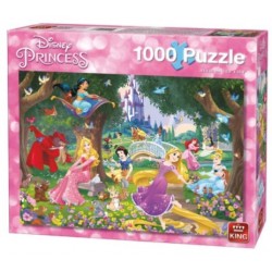 Puzzle 1000 pièces - Disney Princesse un jeu King