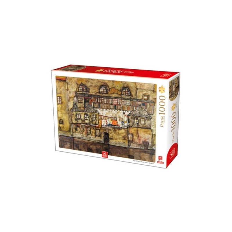 Puzzle 1000 pièces - Egon Schiele house un jeu D-Toys Puzzle 1000 pièces - Egon Schiele house un jeu D-Toys