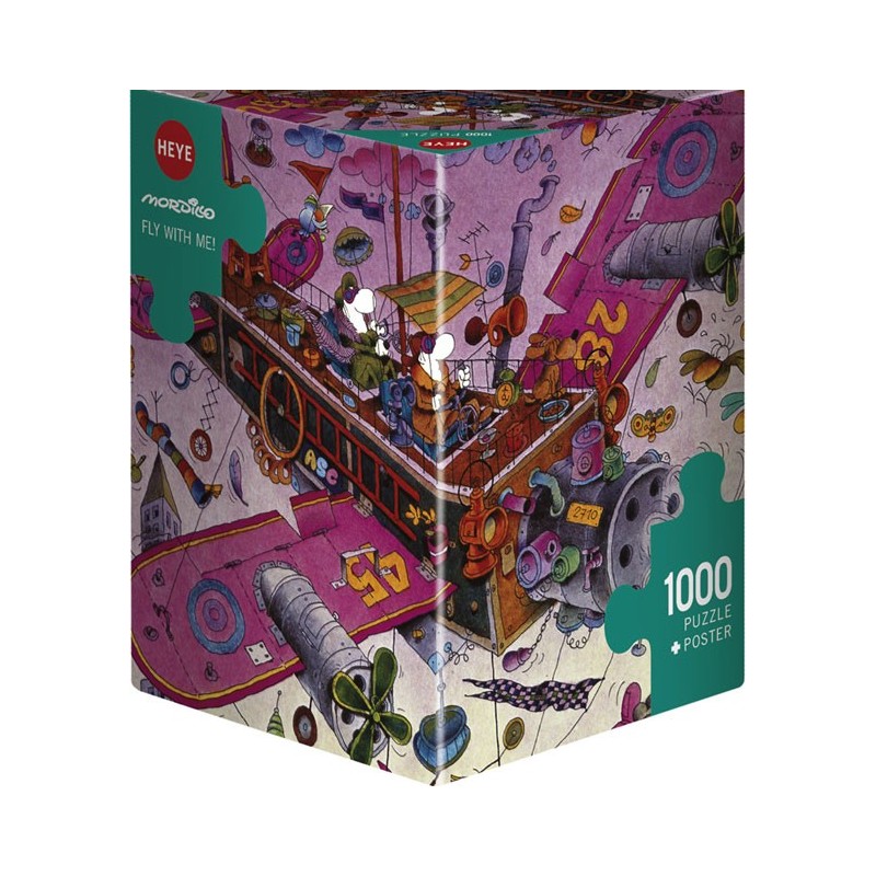 Puzzle 1000 pièces - Fly with me un jeu Heye