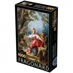 Puzzle 1000 pièces - Fragonard - Blind Man's Bluff un jeu D-Toys