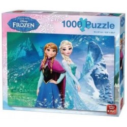 Puzzle 1000 pièces - La reine des neiges un jeu King