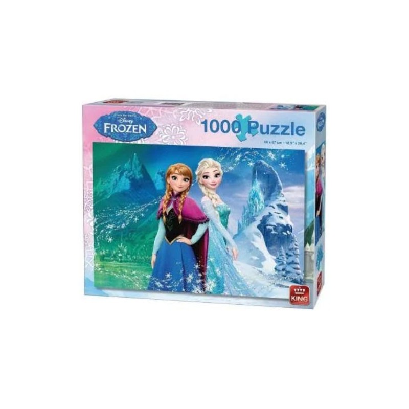 Puzzle 1000 pièces - La reine des neiges un jeu King