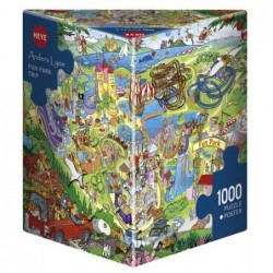 Puzzle 1000 pièces - Fun park un jeu Heye