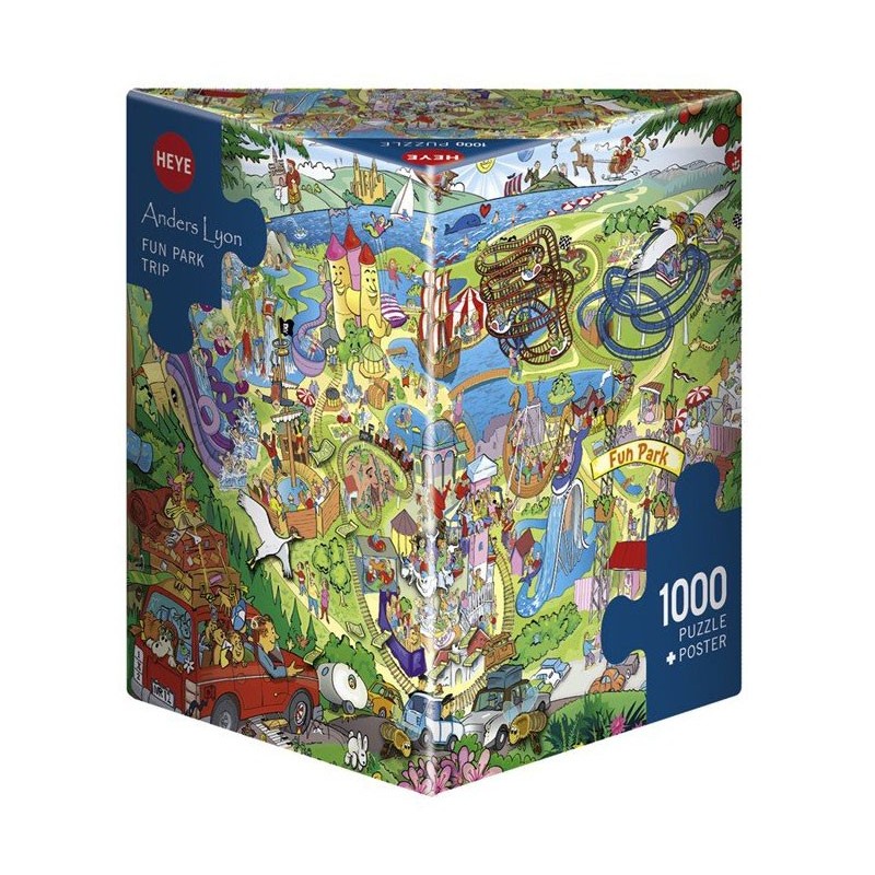 Puzzle 1000 pièces - Fun park un jeu Heye Puzzle 1000 pièces - Fun park un jeu Heye