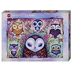 Puzzle 1000 pièces Big Owl un jeu Heye