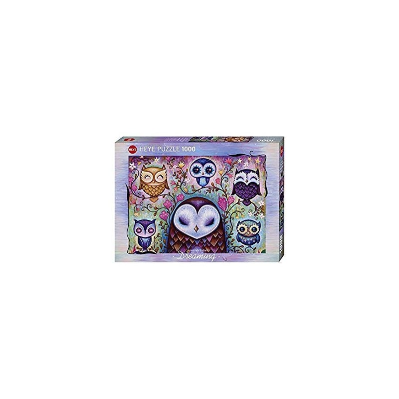 Puzzle 1000 pièces Big Owl un jeu Heye