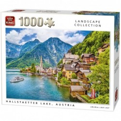 Puzzle 1000 pièces - Lac Hallstaetter Autriche un jeu King