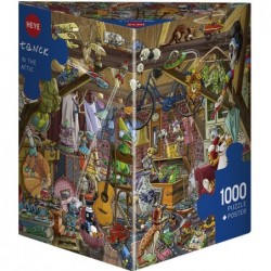 Puzzle 1000 pièces - Tanck - In the attic un jeu Heye