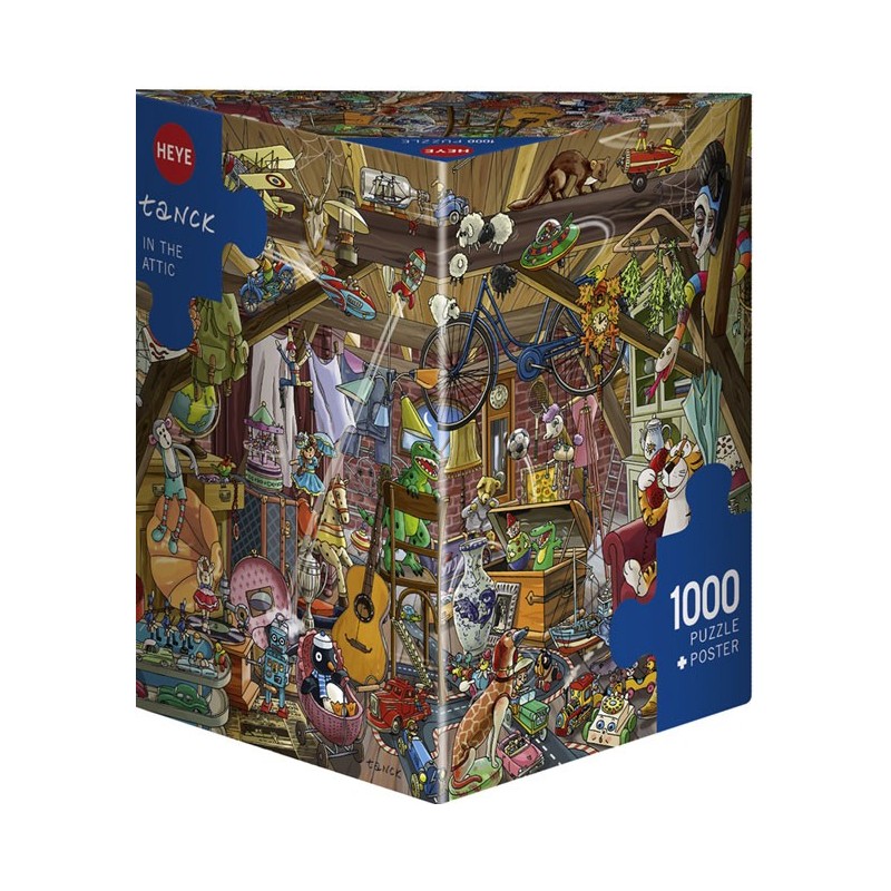 Puzzle 1000 pièces - Tanck - In the attic un jeu Heye