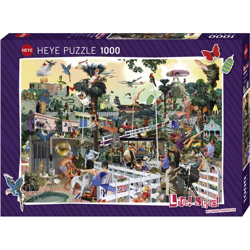 Puzzle 1000 pièces - In the hills un jeu Heye