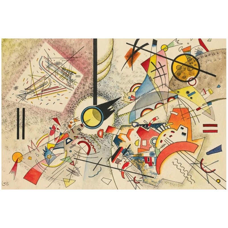 Puzzle 1000 pièces - Kandinsky - Ohne titel 1923 un jeu Ricordi