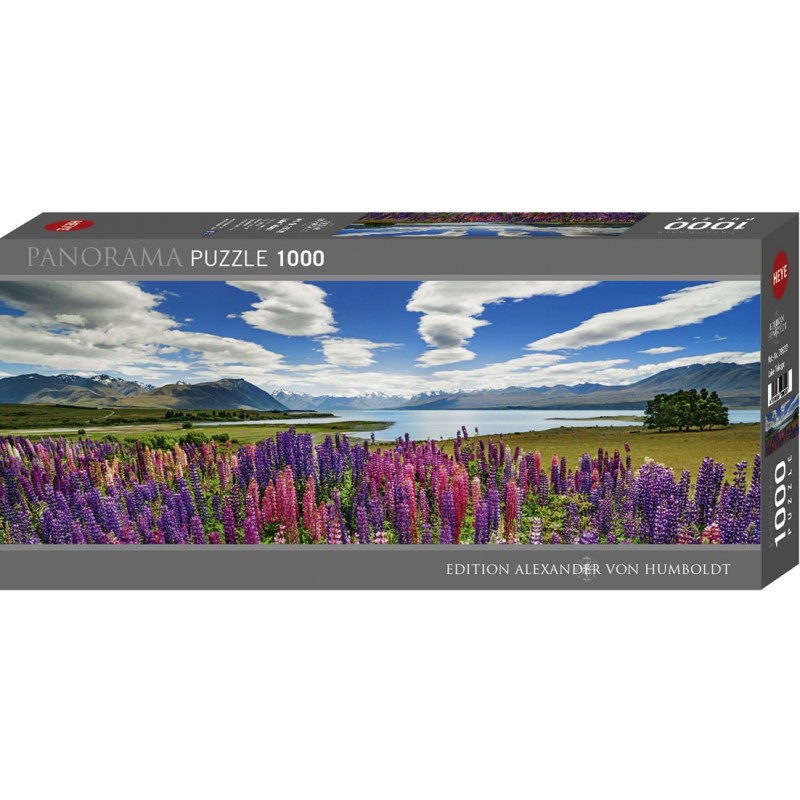 Puzzle 1000 pièces - Lake Tekapo un jeu Heye