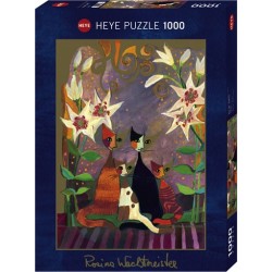 Puzzle 1000 pièces - Lilies un jeu Heye