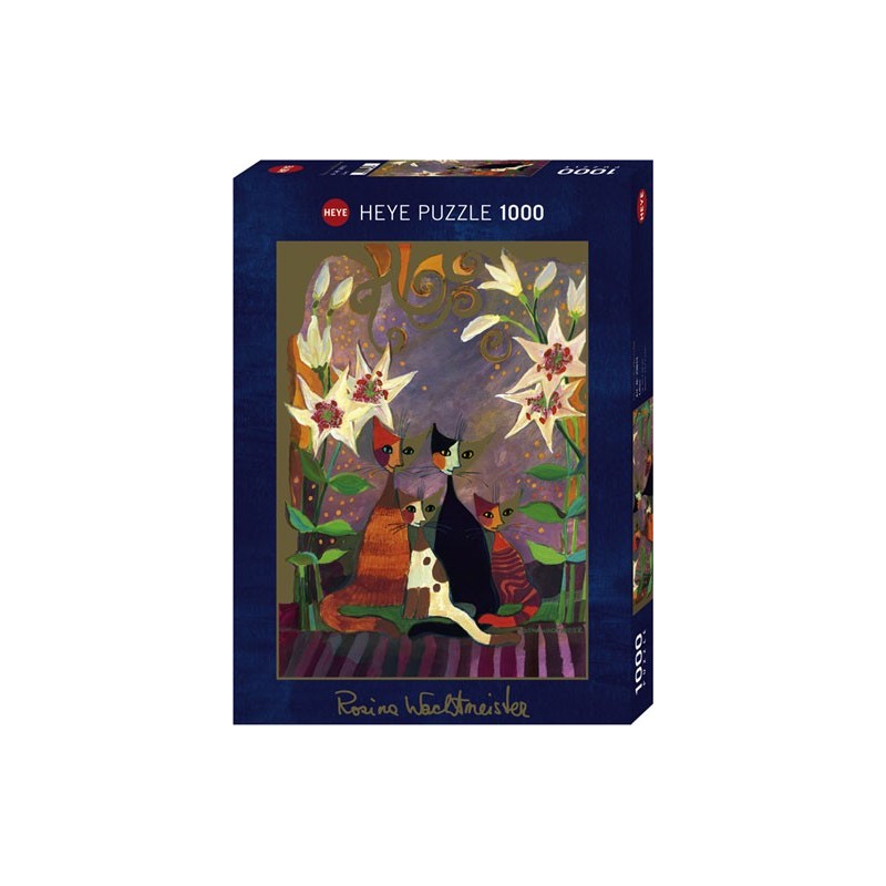 Puzzle 1000 pièces - Lilies un jeu Heye Puzzle 1000 pièces - Lilies un jeu Heye