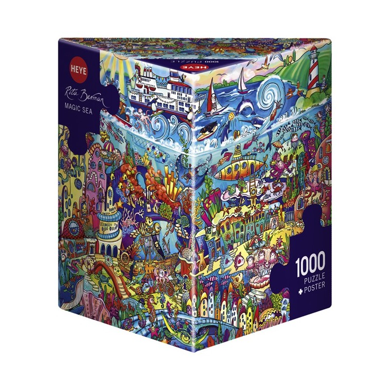 Puzzle 1000 pièces - Berman - Magic sea un jeu Heye