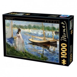 Les rives de la Seine à Argenteuil - Manet - 1000 pièces un jeu D-Toys