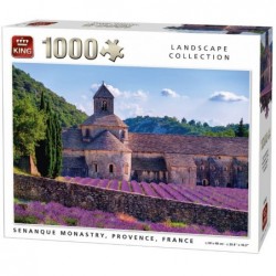 Puzzle 1000 pièces - Monastère en Provence un jeu King
